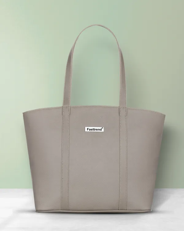 Beige_Artificial_Leather_Shoulder_Bag__For_Women
