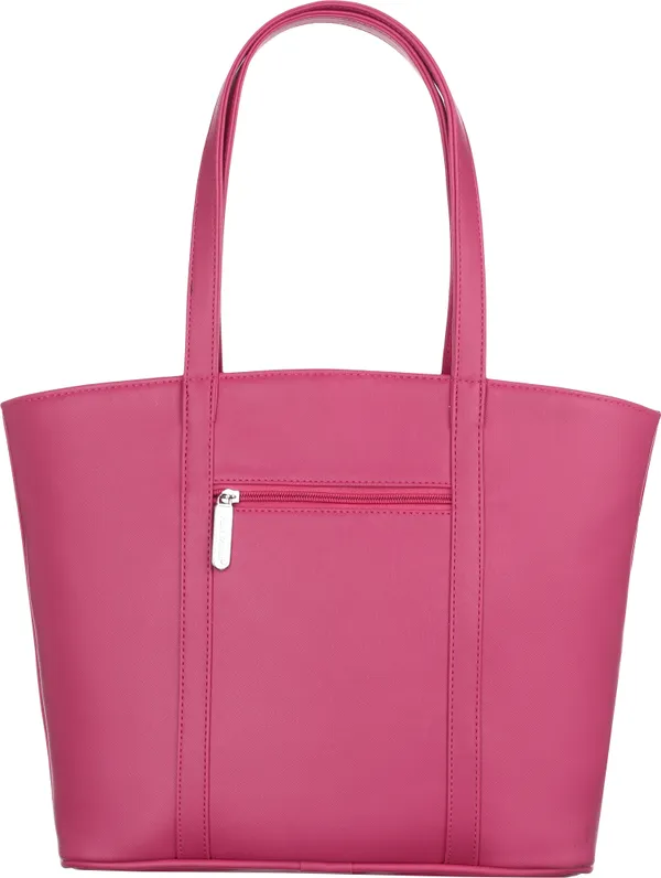 Pink_Artificial_Leather_Shoulder_Bag_For_Women