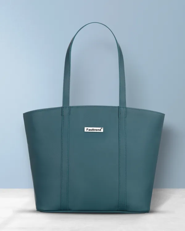 Blue_Artificial_Leather_Shoulder_Bag__For_Women