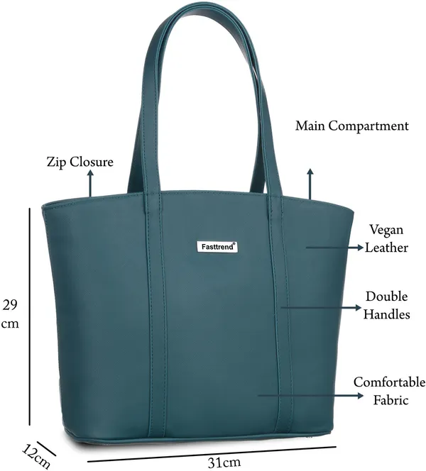 Blue_Artificial_Leather_Shoulder_Bag__For_Women