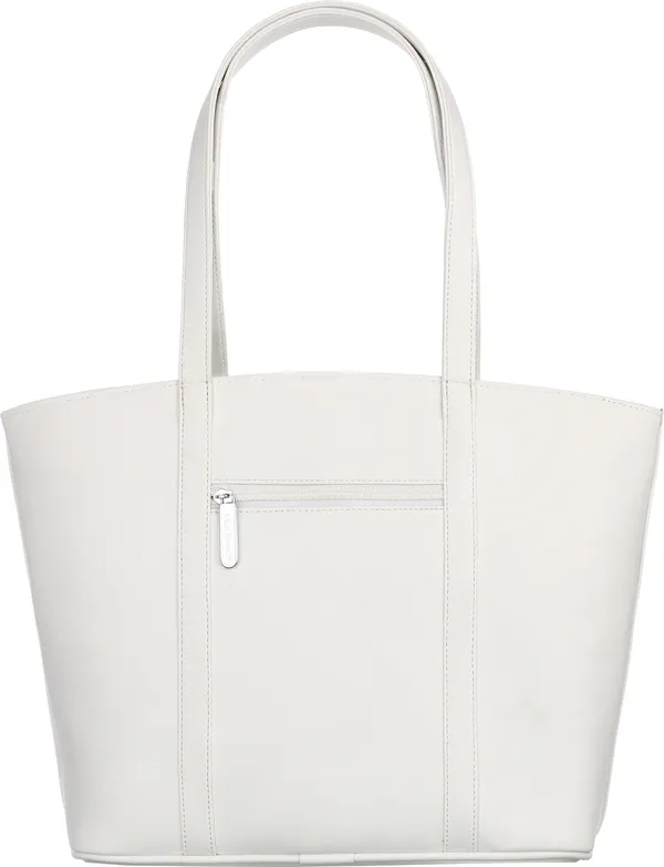 White_Artificial_Leather_Shoulder_Bag_For_Women