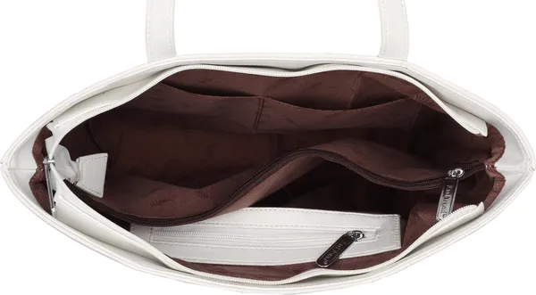 White_Artificial_Leather_Shoulder_Bag_For_Women