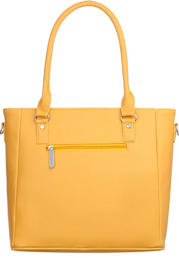 Yellow_Pu_Shoulder_Bag_For_Women