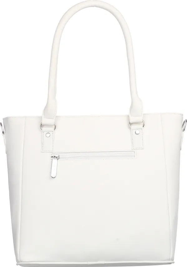 White_Pu_Shoulder_Bag_For_Women