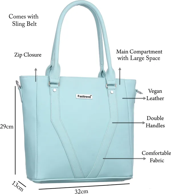 Blue_Pu_Shoulder_Bag__For_Women