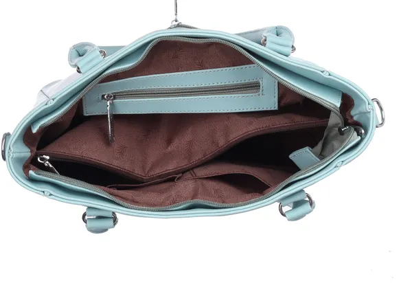 Blue_Pu_Shoulder_Bag__For_Women