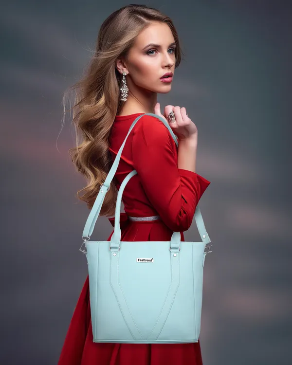 Blue_Pu_Shoulder_Bag__For_Women
