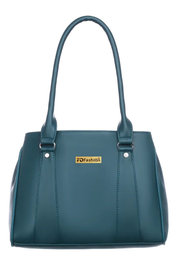 Blue_Pu_Shoulder_Bag_For_Women