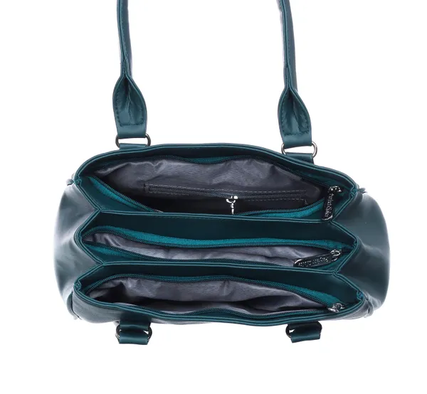Blue_Pu_Shoulder_Bag_For_Women