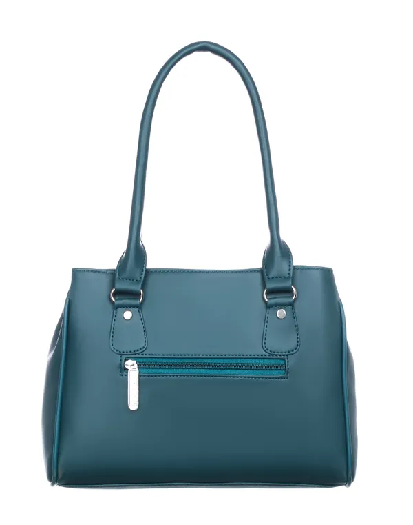 Blue_Pu_Shoulder_Bag_For_Women