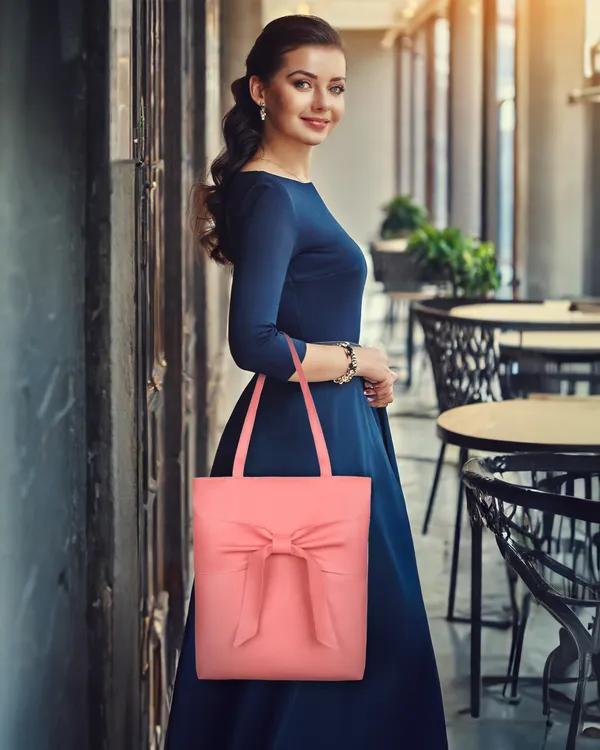 Orange_Pu_Shoulder_Bag_For_Women