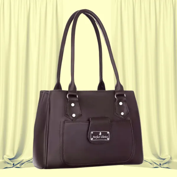 Brown_Artificial_Leather_Shoulder_Bag_For_Women
