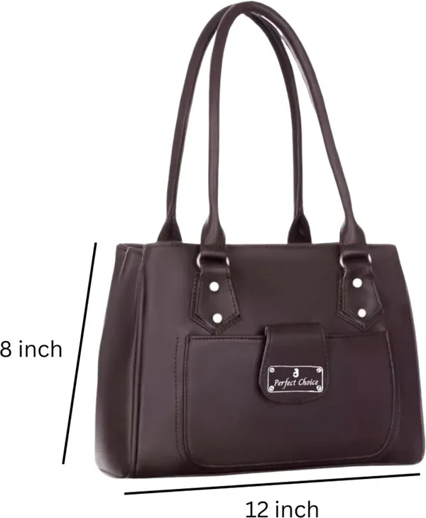 Brown_Artificial_Leather_Shoulder_Bag_For_Women