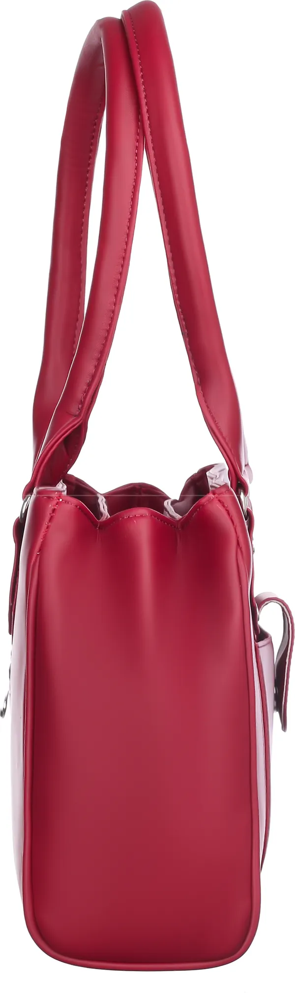 Maroon_Artificial_Leather_Shoulder_Bag__For_Women