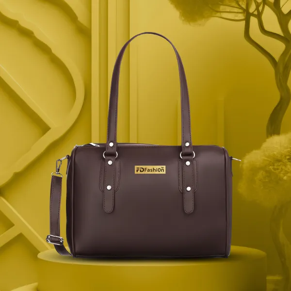 Brown_Pu_Shoulder_Bag_For_Women