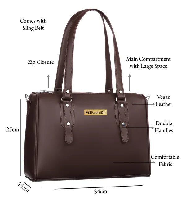 Brown_Pu_Shoulder_Bag_For_Women