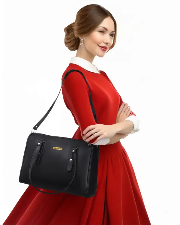 Black_Pu_Shoulder_Bag__For_Women