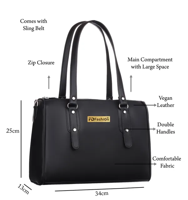 Black_Pu_Shoulder_Bag__For_Women