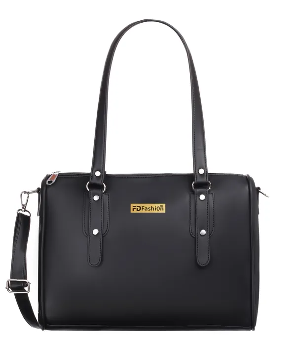 Black_Pu_Shoulder_Bag__For_Women