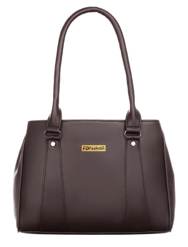 Brown_Pu_Shoulder_Bag_For_Women