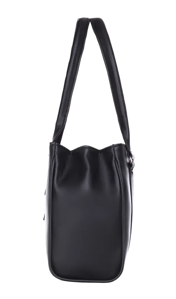 Black_Pu_Shoulder_Bag_For_Women