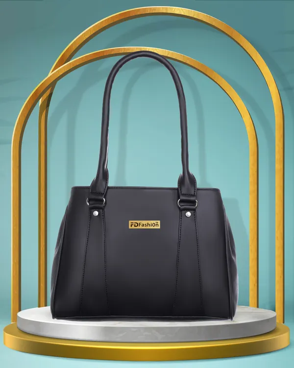 Black_Pu_Shoulder_Bag_For_Women