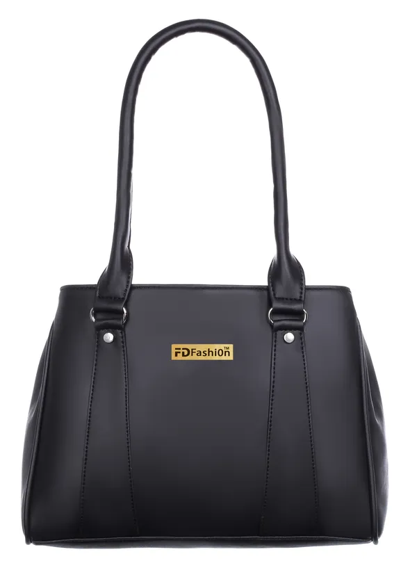 Black_Pu_Shoulder_Bag_For_Women