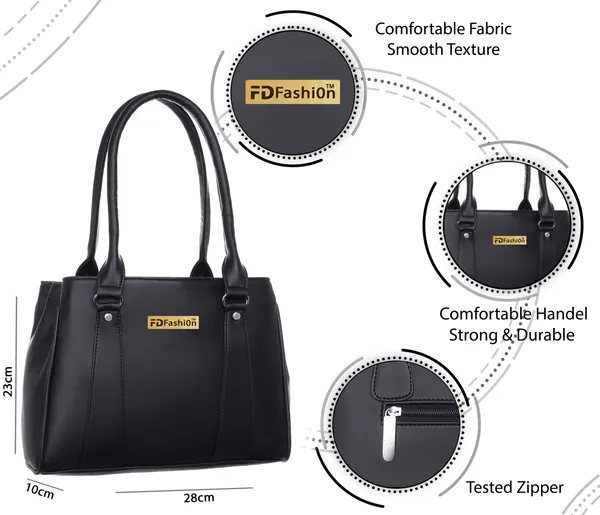 Black_Pu_Shoulder_Bag_For_Women