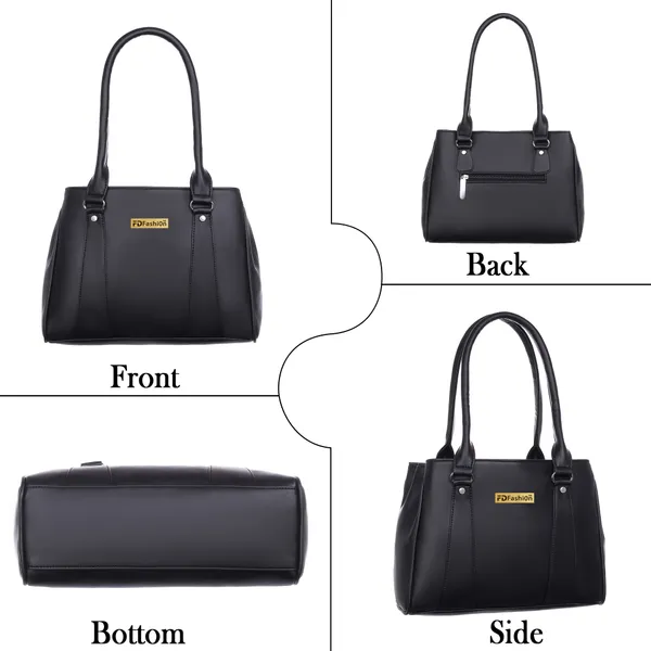 Black_Pu_Shoulder_Bag_For_Women