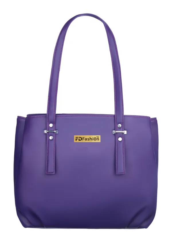 Purple_Artificial_Leather_Shoulder_Bag__For_Women
