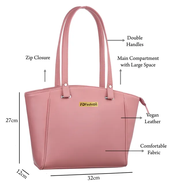 Pink_Pu_Shoulder_Bag__For_Women