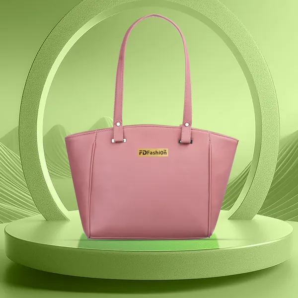 Pink_Pu_Shoulder_Bag__For_Women