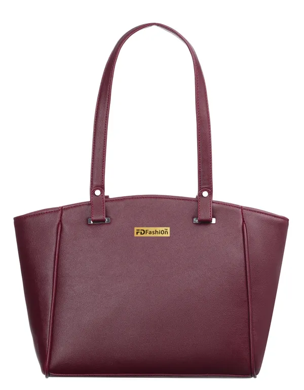 Maroon_Pu_Shoulder_Bag__For_Women