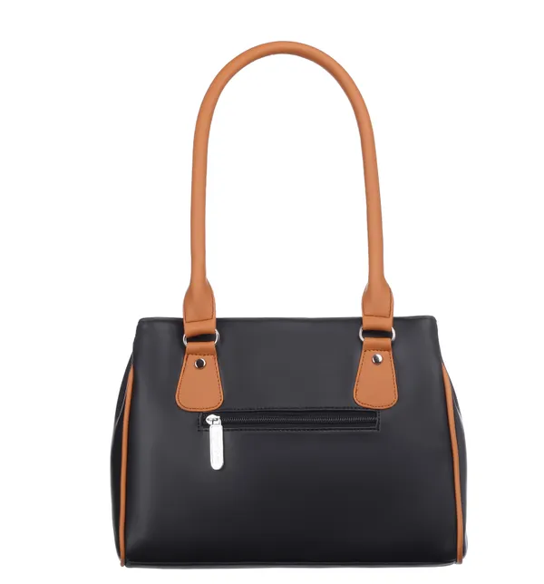 Black_&_Tan_Artificial_Leather_Shoulder_Bag__For_Women