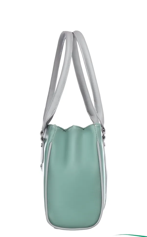 Green_&_Grey_Artificial_Leather_Shoulder_Bag__For_Women