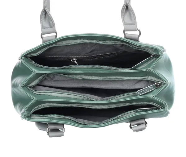 Green_&_Grey_Artificial_Leather_Shoulder_Bag__For_Women