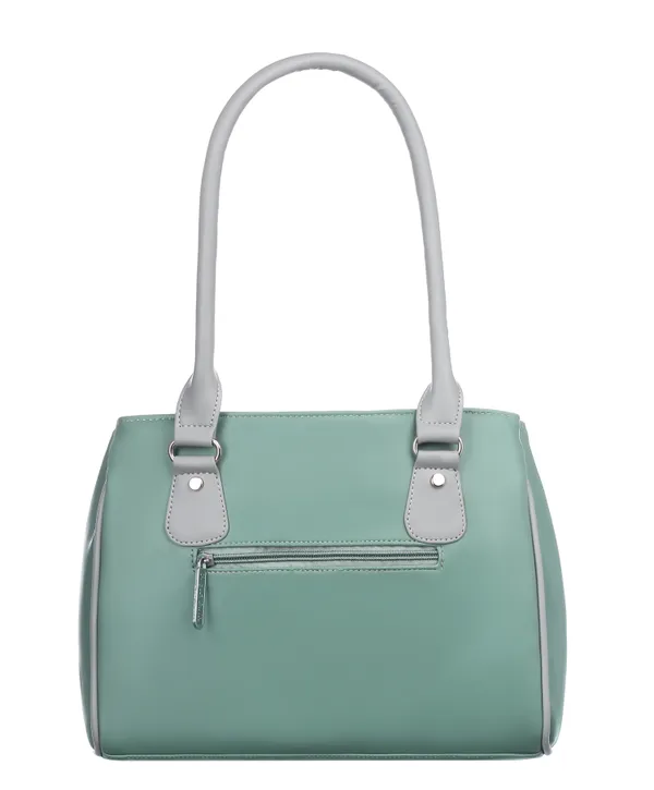 Green_&_Grey_Artificial_Leather_Shoulder_Bag__For_Women
