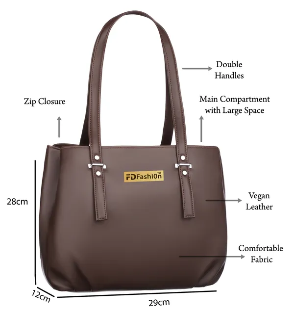 Brown_Artificial_Leather_Shoulder_Bag__For_Women