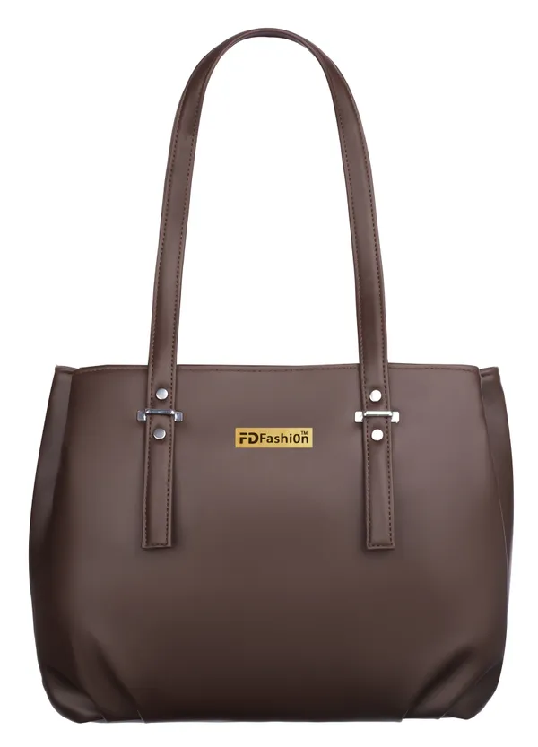 Brown_Artificial_Leather_Shoulder_Bag__For_Women