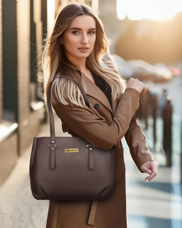 Brown_Artificial_Leather_Shoulder_Bag__For_Women