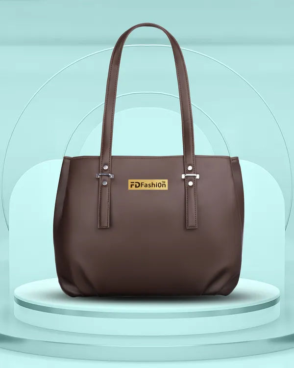 Brown_Artificial_Leather_Shoulder_Bag__For_Women