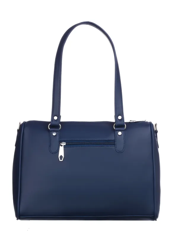 Blue_Pu_Shoulder_Bag_For_Women