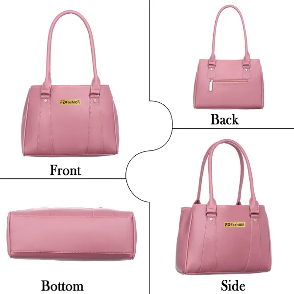 Pink_Pu_Shoulder_Bag_For_Women