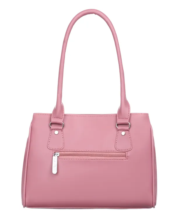 Pink_Pu_Shoulder_Bag_For_Women