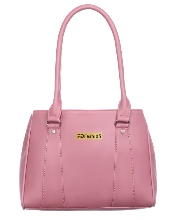Pink_Pu_Shoulder_Bag_For_Women