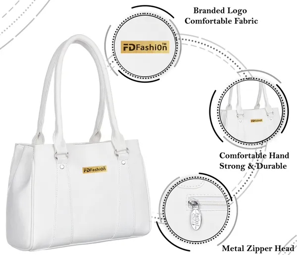 White_Pu_Shoulder_Bag__For_Women