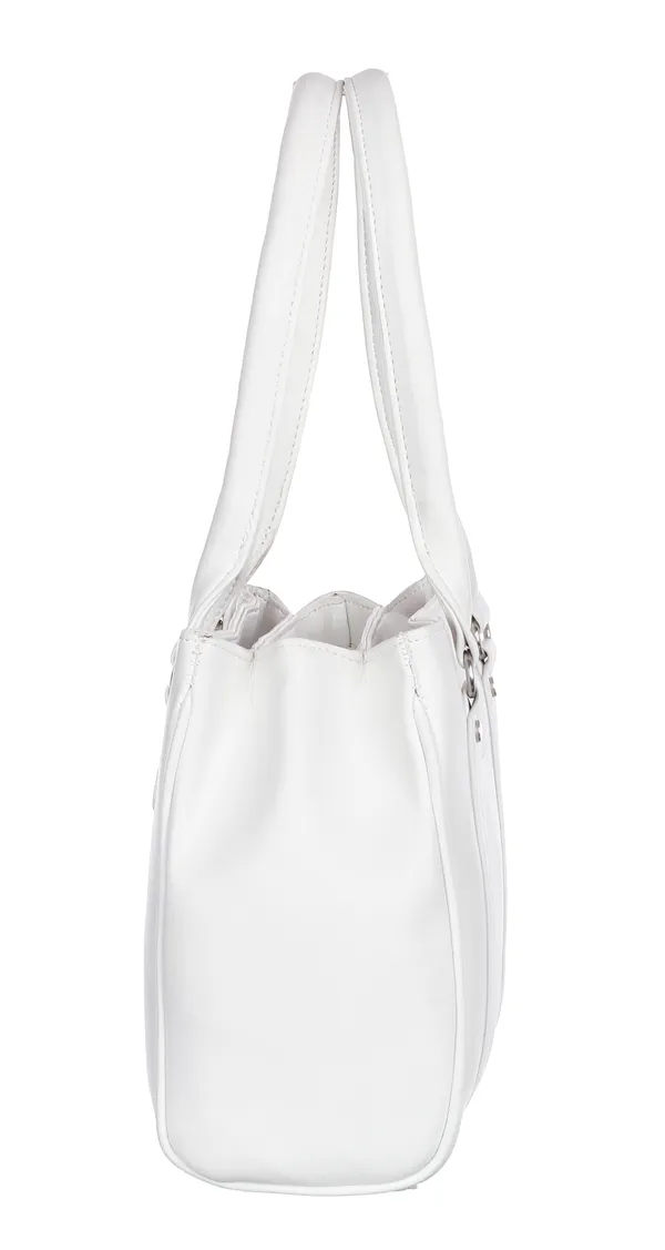 White_Pu_Shoulder_Bag__For_Women