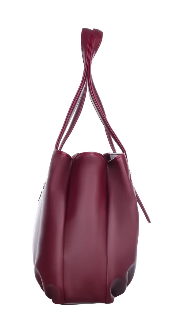 Maroon_Artificial_Leather_Shoulder_Bag_For_Women