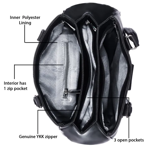 Black_Artificial_Leather_Shoulder_Bag__For_Women
