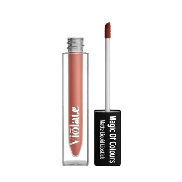 _Matte_Liquid_Lipstick,Non-Sticky_and_Non-Drying,_Waterproof_Long_Lasting_Rich_Color,_Non-Drying,_All_Skin_Types_[5_Ml]_(Coral,_5_Ml)